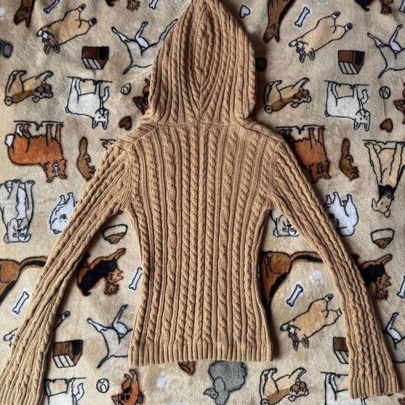 vintage y2k Aéropostale limited edition knit sweater with flared sleeves 🤎 - Picture 3 of 4